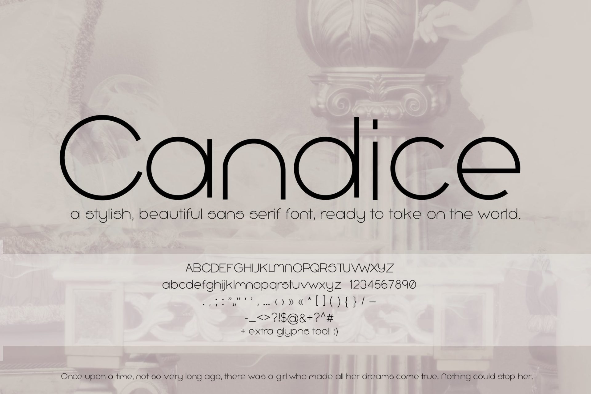 geometric sans serif font