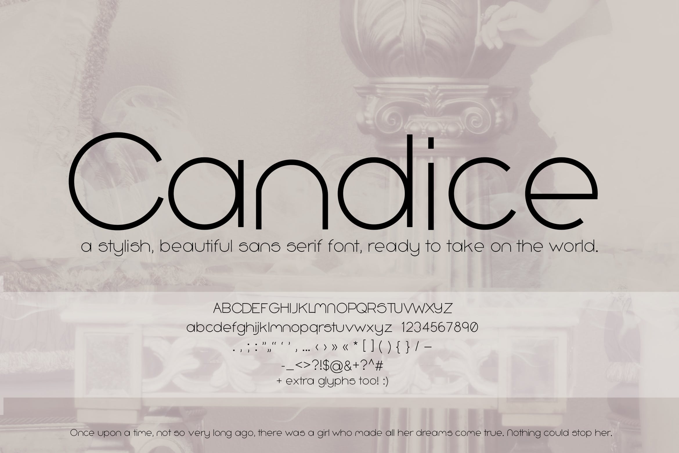 geometric sans serif font